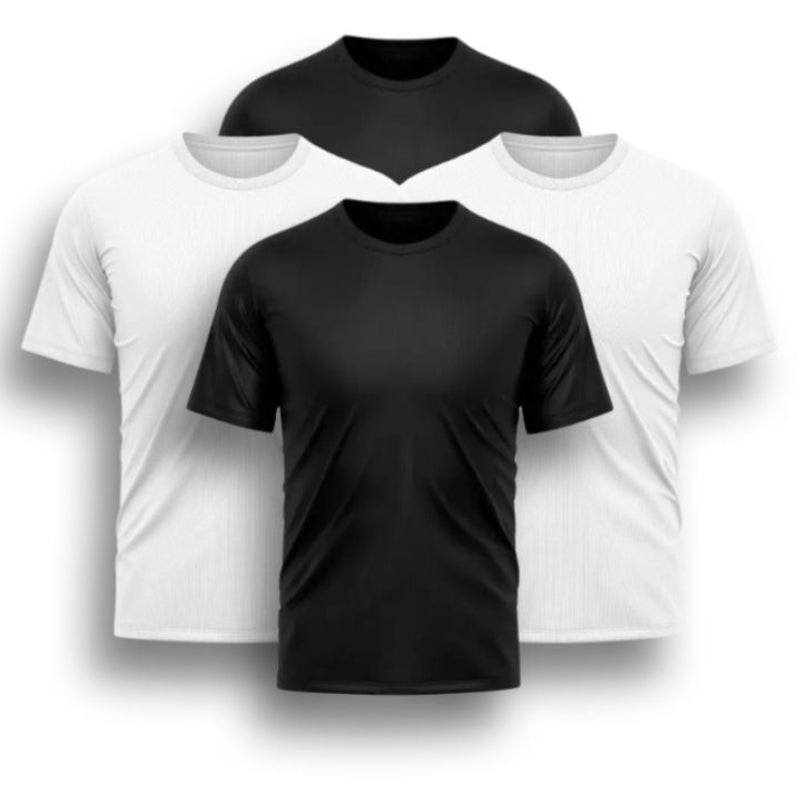 Kit 4 Camisas Dryfit Anti Odor [PAGUE 02 LEVE 04]