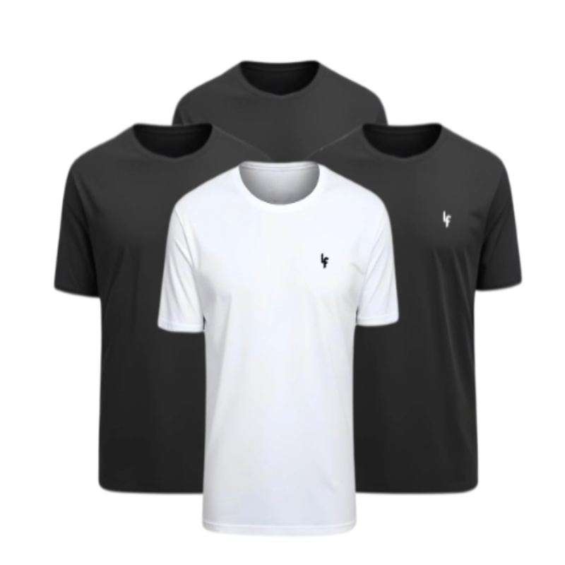 Kit 4 Camisas Dryfit Anti Odor [PAGUE 02 LEVE 04]