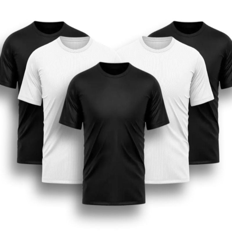 Kit 5 Camisas Dryfit Anti Odor [PAGUE 3 LEVE 5]