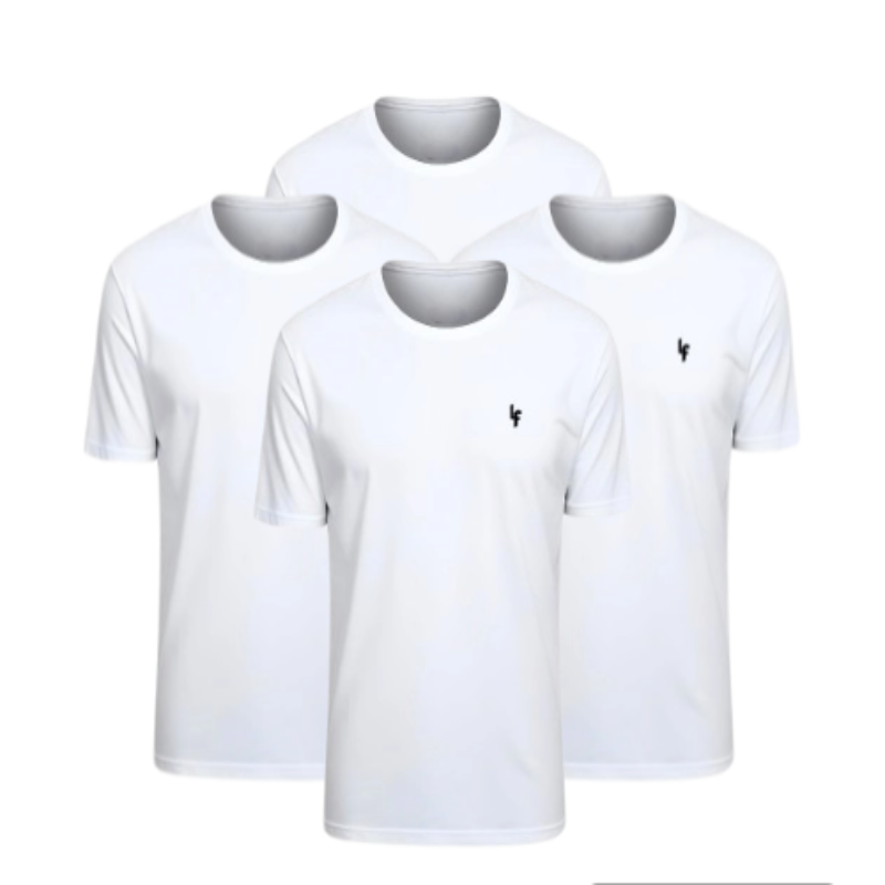 Kit 4 Camisas Dryfit Anti Odor [PAGUE 02 LEVE 04]