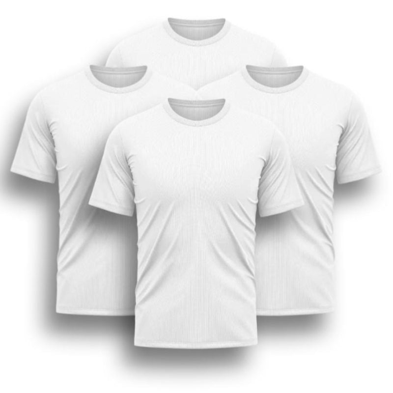 Kit 4 Camisas Dryfit Anti Odor [PAGUE 02 LEVE 04]