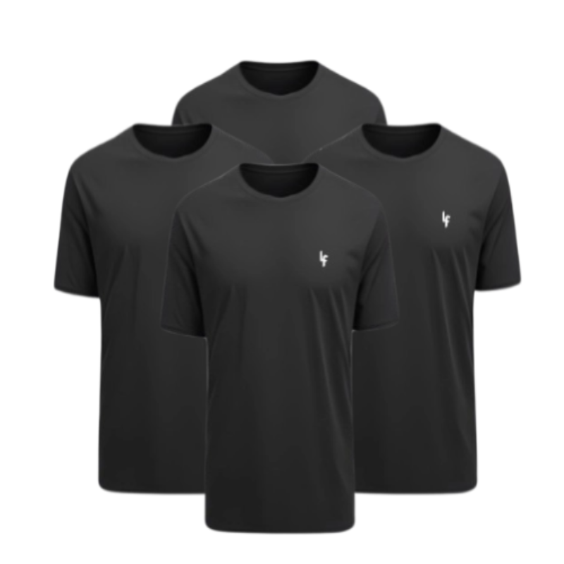 Kit 4 Camisas Dryfit Anti Odor [PAGUE 02 LEVE 04]