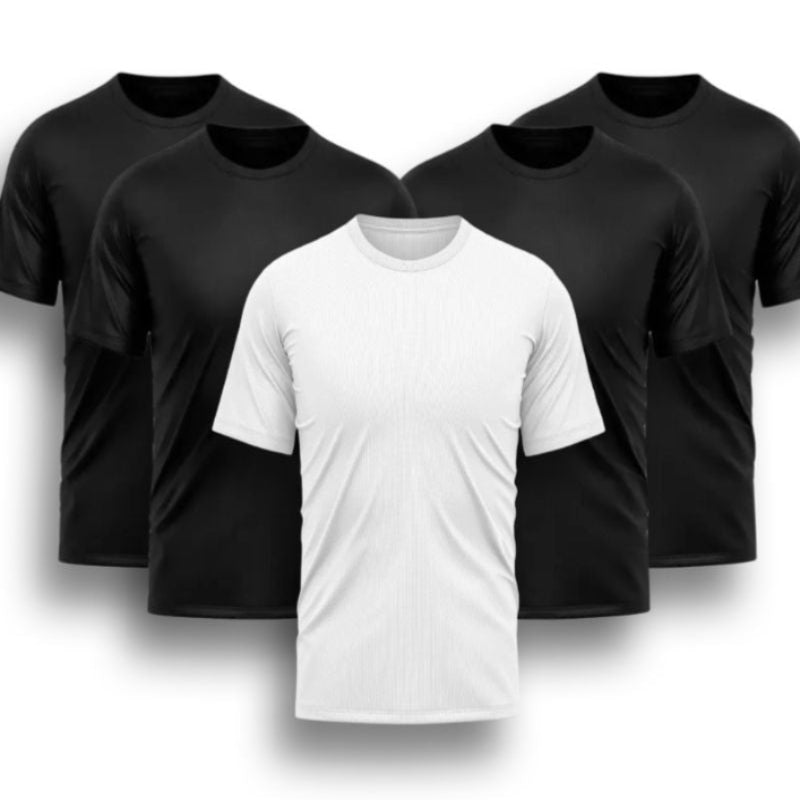 Kit 5 Camisas Dryfit Anti Odor [PAGUE 3 LEVE 5]