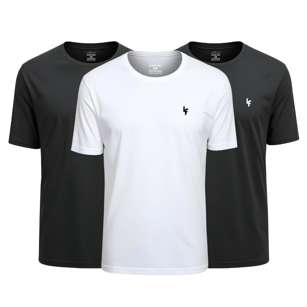 Kit 3 Camisetas Tecnológicas Levante Fit - DryFit Anti Odor