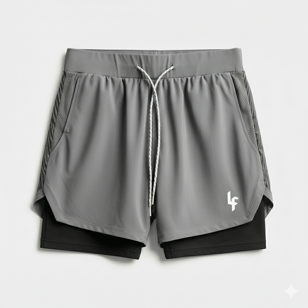 Kit Performance Levante Fit: 2 Camisetas + 2 Shorts de Compressão 2 em 1 [Compre 2, Leve 4]