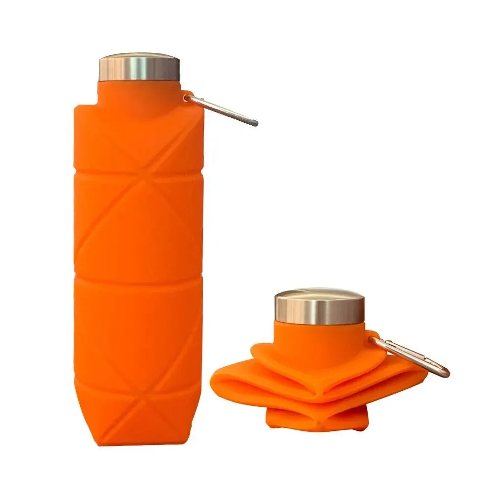 Garrafa Dobrável de Silicone