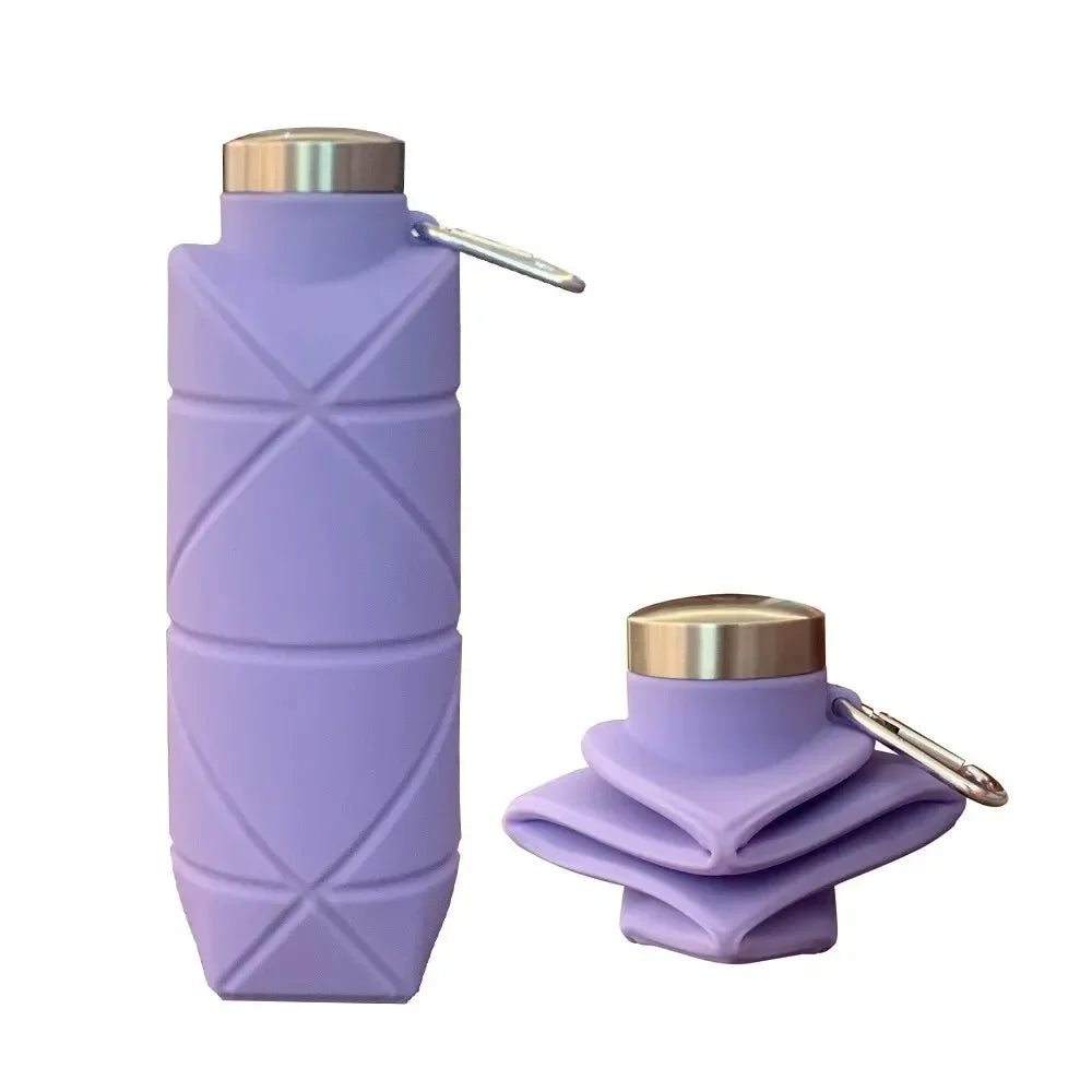 Garrafa Dobrável de Silicone
